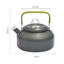 Andes Portable Aluminium 0.8L  Camping/Hiking Kettle Coffee Teapot New
