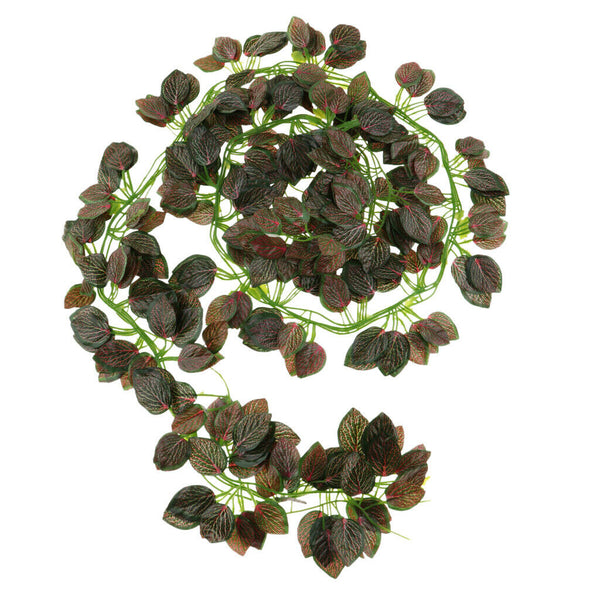 5 Pack Reptile Terrarium Aquarium Landscaping Decoration Leaves Type 2