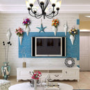 2x Shell Flower Vase Porcelain Craft Home for Home Garden Wedding Wall Decor