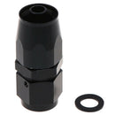 4PCs AN6 -6AN black straight tube fuel hose connec 3C