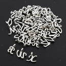 52Pcs DIY Letters Charm Pendant Jewelry Finding for Bracelet Necklace Making,
