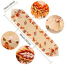 Embroidered Maple Leaves Table Runner Fall Thanksgiving Table Runner Home Decor