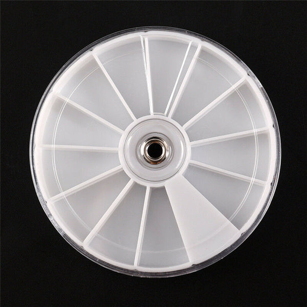 1pc Weekly Pills Medicine Box Case Storage Organizer Holder Colorful 12 slot  Bj