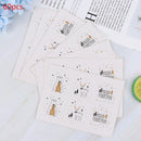 60Pcs Merry Christmas Golden Bear Deer Packaging Sealing Label Kraft StickerB3C