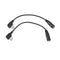 2Pcs Mini USB Jack to 3.5mm female Headphone Earphone Adapter Audio Cable C N3D4