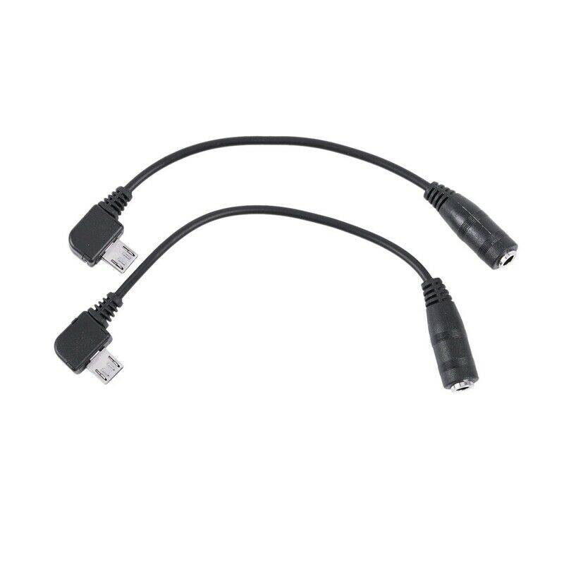 2Pcs Mini USB Jack to 3.5mm female Headphone Earphone Adapter Audio Cable C N3D4