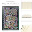 DIY Owl Special Shaped Diamond Painting 50 Page A5 Sketchbook Notebook Gift