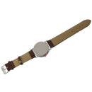 Simple Owl Leather Band Analog Quartz Vogue Wrist Watch brown J6Q3