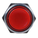 3 Pcs AC 125V 3A SPST Normal Open Momentary Push Button Switch Red G8W6