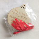6pcs Wooden Christmas Pendent Xmas Tree Hanging Ornaments Decor (JM01694) A