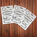 Photo Frame Silicone Transparent Clear Stamp Stamps DIY Art Decora Scrapbook Kit