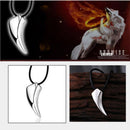 Pop Men's Jewelry Stainless Steel Titanium Wolf Tooth Pendant Necklace Gift Hot!