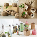 1Roll 50M Natural Burlap Hessian Jute Twine Cord Hemp Rope String for crafts