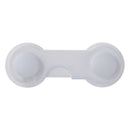 5x Child Adhesive Kid Baby Safety Drawer Door Lock Cupboard Cabinet Belt White