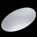 10.6x 16.5 Inch (small size) Bathroom Self-adhesive Removable Oval Mirror W