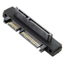 SATA 22P Male to Female 90 Degree 7+15P F/M for Hard Disk Interface F5D7