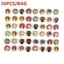 Cat Pattern Wood Buttons Sewing Scrapbooking Home Cloth Handmade Decor*50