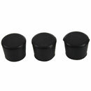 Rubber Furniture Crutch Feet Stool Chair Leg Tip Pad 12Pcs Black L3D6