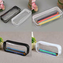 With Zipper Travel Makeup Pouch Office School Pencil Bag Storage Case Portable