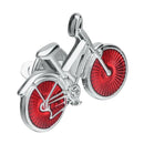 Copper-Made Bicycle Shape Brooch Badge for Men Women Coat Collar Clothes