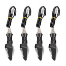 1x Motorcycle Motorbike Smoke14LED Turn Signal Amber Lights Lamp Indicators 3C