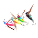 8X/Set 4.5cm 3.6g Cicada Bass Insect Fishing Lures Crank Bait Floating Tackle TO