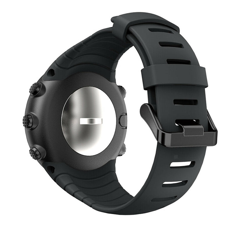 Silicone Watch Replacement Band Strap For SUUNTO CORE Smart Bracelet Black