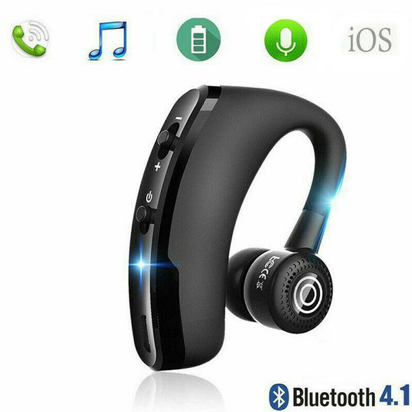 Wireless Headset Bluetooth Handsfree Stereo Headphones In Ear Earpiece Sale.