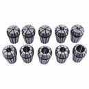 10Pcs/Set Ultra Precision ER16 1-10MM Spring Collet Set For CNC Milling Lat D3B6