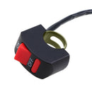 Motorcycle Handlebar Headlight Fog Spot Light Waterproof On Off Switch Bla TGZ