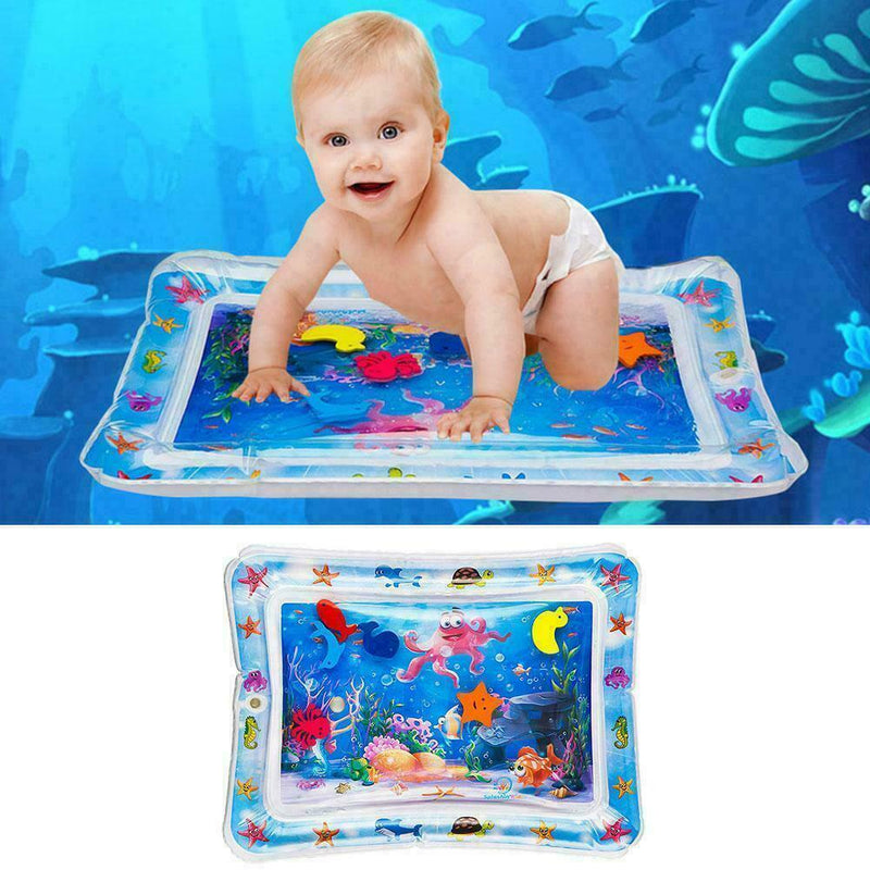 Sensory Water Mat Baby Toddler Squishy Tummy Play Crawl Time Inflatable Liq K5T3