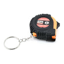 Metric 1m/3.28Ft/39" Pocket Size Mini Retractable Ruler Tape Measure Key Chain H