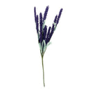 12 Heads Artificial Lavender Flowers Leaves Bouquet Home Wedding Garden DIY D6K4