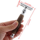 Men Shaving Manual Double Edge Classic Safety Razor Environmental Bamboo Han OZ