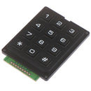 12Key Membrane Switch Keypad 3 x 4 Matrix Keyboard Module Membrane Switch Key Gw