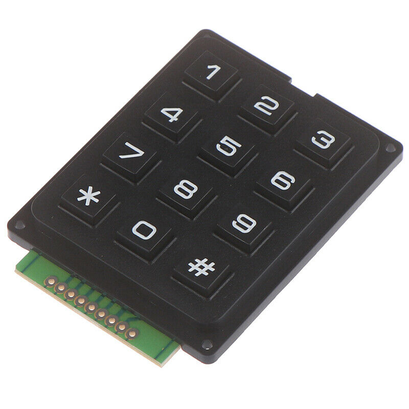 12Key Membrane Switch Keypad 3 x 4 Matrix Keyboard Module Membrane Switch Key Gw