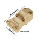 Replacement Parts 1:24 RC Crawler Car Brass Counterweight Lid For SCX24 AXI00002