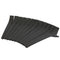 12pcs Black Matte Hairdressing Salon Sectioning Clips Clamps Hair Grips Tool