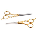 New Professional Hairdressing Cutting Thinning Stainless Steel Scissors 2PC