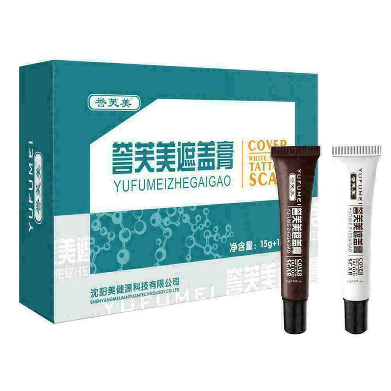 2* Skin Camouflage Make-Up Concealer For Tattoo, Scar Birthmark Up-UK- Cove L8B2
