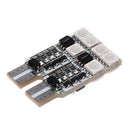 2pcs T10 6 SMD 5050 RGB LED Car Dome Reading Light Lamp Bulb12V +Remote Control