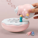 Cute Chick Tumbler Magnetic Catch Insects Game Kids Development Toys Pink