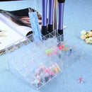 Clear Cosmetic Organizer 40 Lattices Lipstick Display Holder Storage Box