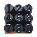 2x Alphabet Numbers Stamps Craft Letters Punch Metal Leather Tool Number B+C