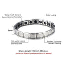 Couple Germanium Titanium Steel Elastic Bracelet Stretch Bracelet Bangle Fo
