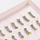 New 10 pairs/lot Half/ Mini /Corner Winged False eyelashes Cute eye lashes  A Bj