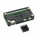 With Heatsink Acrylic Protector Cover Case for Raspberry Pi Zero(Black) Y5N7