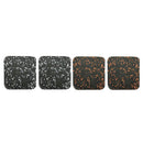4x Sliding Carpet Red + Matt White