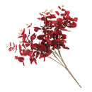 19inch Artificial Eucalyptus Leaves Branch Silk Leaves Green Wedding Decor Red