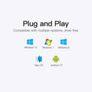 USB 3.1 Type C to DB15 VGA Adapter 1080P Converter Cable for Laptop Phone